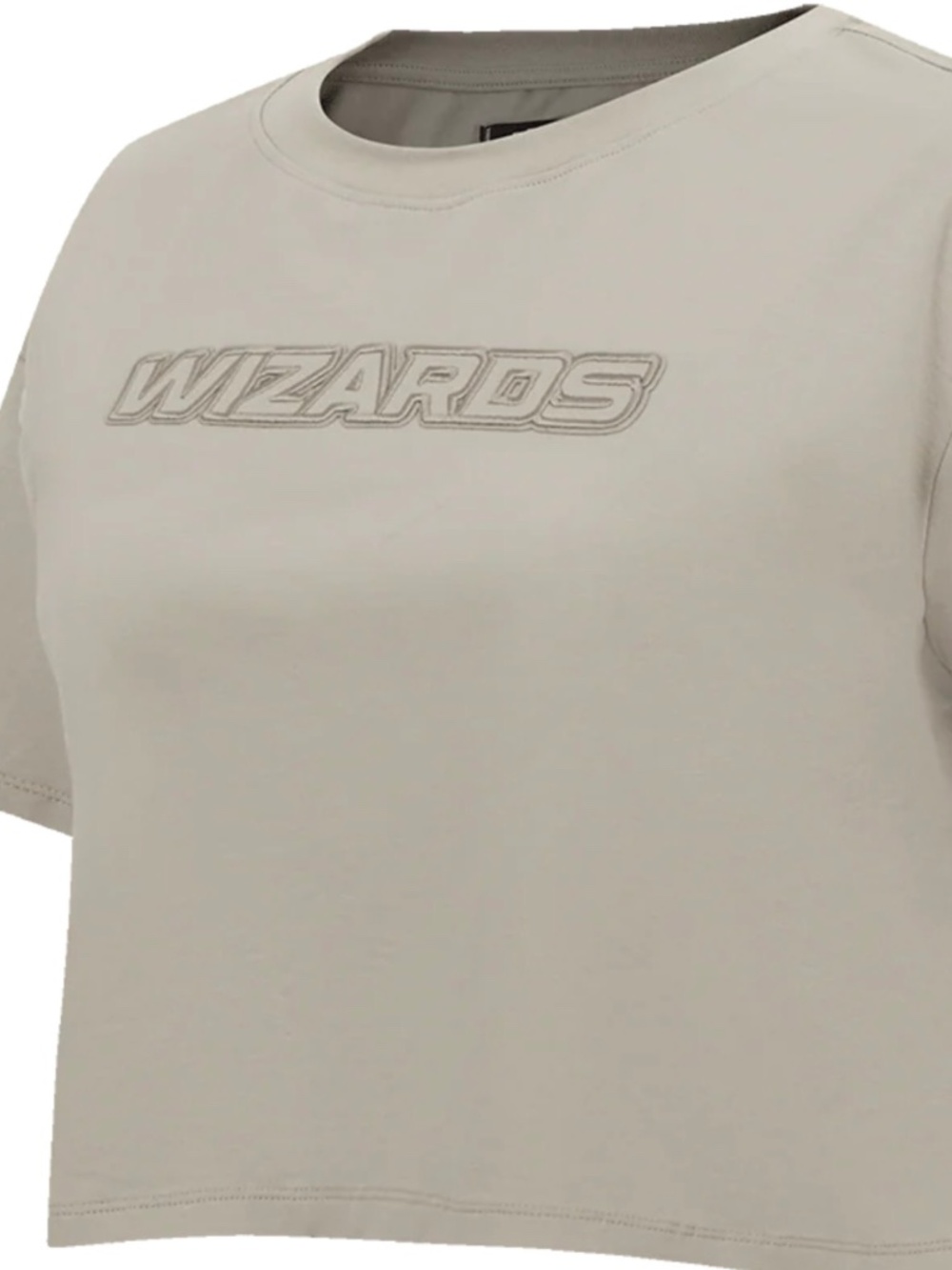 NBA WASHINGTON WIZARDS NEUTRAL WOMEN'S SIZE MEDIUM SINGLE JERSEY BOXY TEE NWT